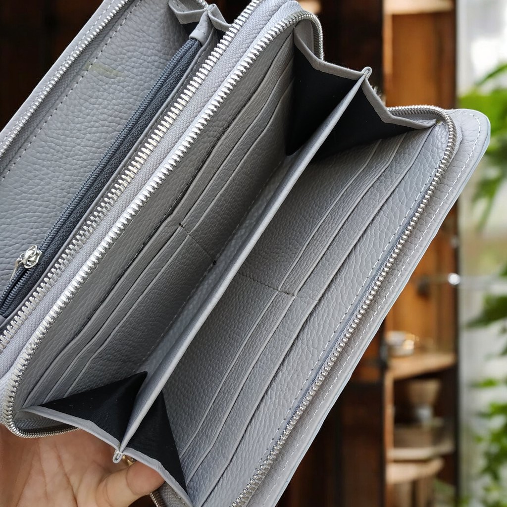 Ví cầm tay nam nữ Loại 2 khóa cao cấp!