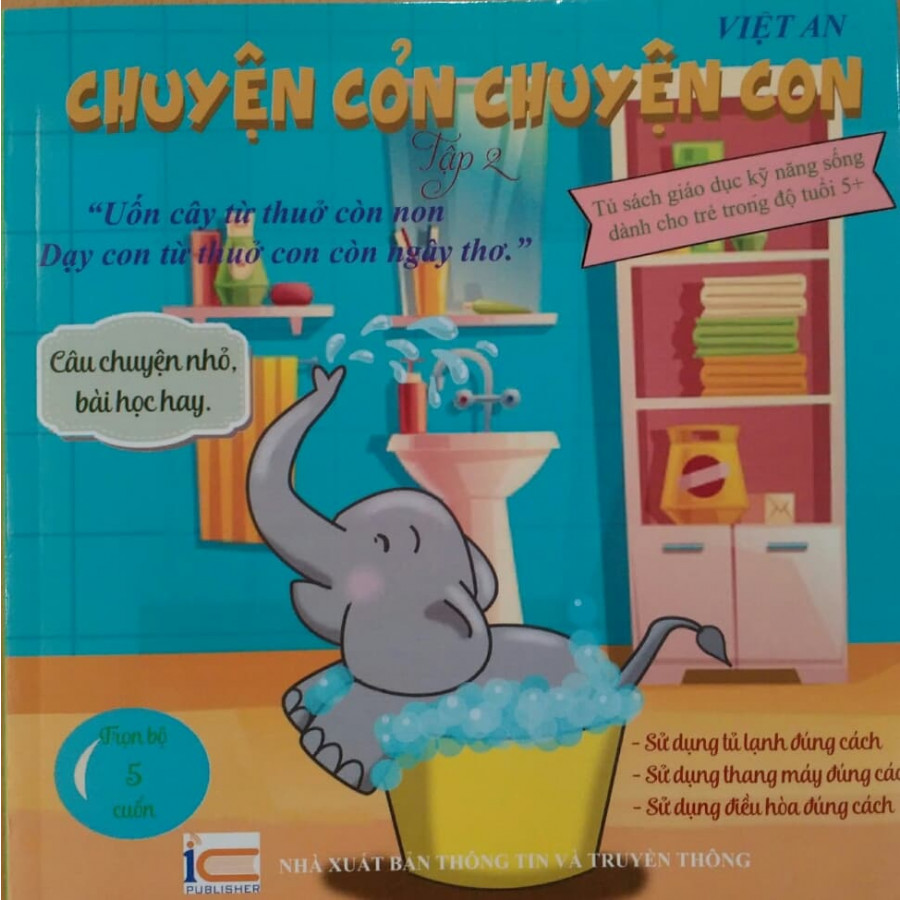 Sách rèn luyện tư duy cho bé từ 0-8 tuổi - Truyện Tranh Chuyện cỏn chuyện con - tập 2