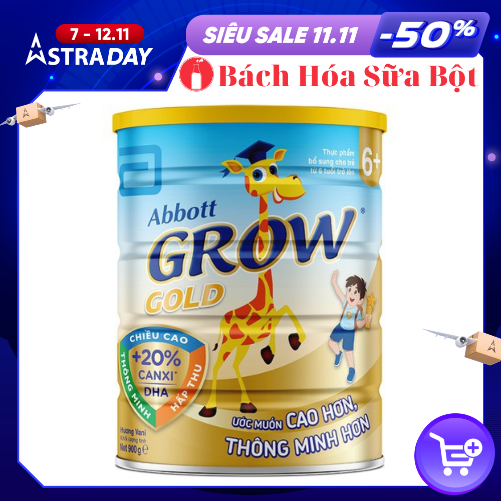 Hình ảnh Sữa Bột Abbott Grow Gold 6+cho trẻ từ 6 tuổi trở lên (900g)