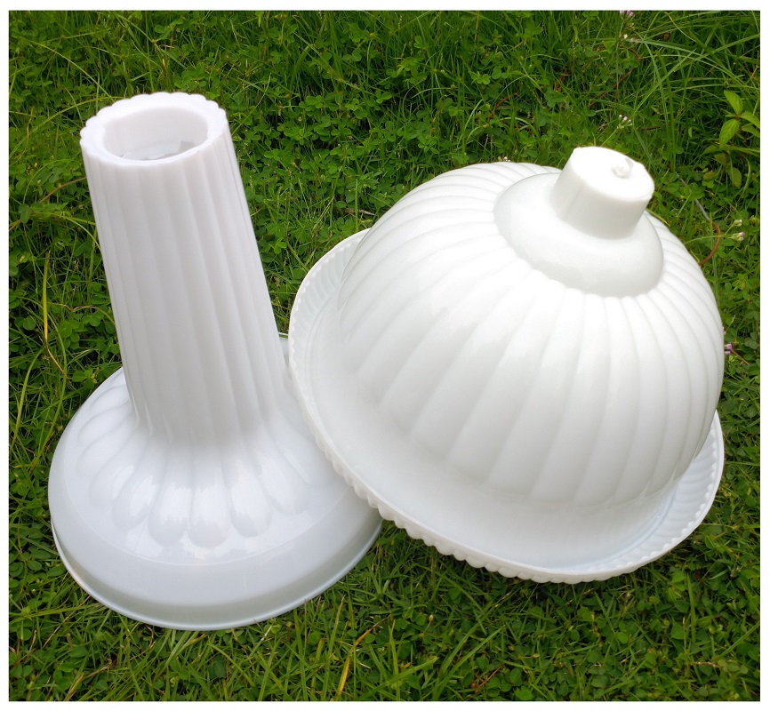 10 Chậu LY nhựa kèm ĐẾ tách rời, trồng hoa, cây cảnh, sen... Size3 Kt: 30x45