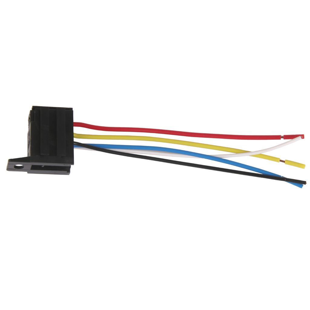 4-30pack Car 12V 12 DC 20A/30A AMP Relay Harness Socket 5Pin 5 Wire
