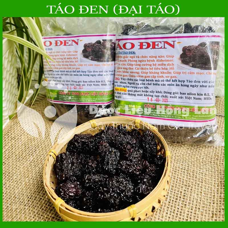  500g Quả Táo Đen (Đại Táo) sấy khô loại 1