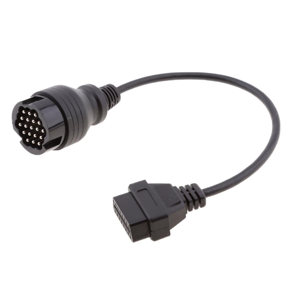 Car 19 Pin Male Pin OBDII Cable Adapter for