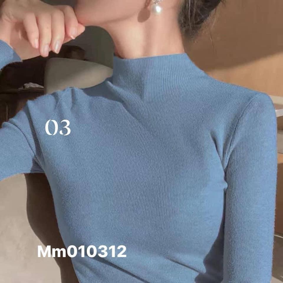 ÁO LEN GIỮ NHIỆT CỔ 3 PHÂN DÀI TAY SANG CHẢNH