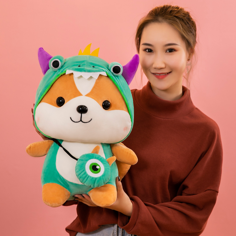 Gấu bông chó Shiba cosplay hình thú các loại siêu dễ thương cute (23cm---&gt;50cm)  hàng xịn cao cấp an toàn cho người sử dụng