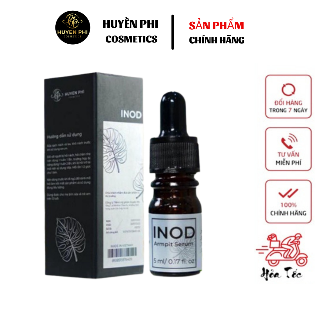 Serum INOD Huyền Phi Khử Mùi Hôi Chân Hôi Nách Mùi Cơ Thể Giảm Thâm Khô Thoáng Hương Thơm Tự Nhiên Dung Tích 5ml