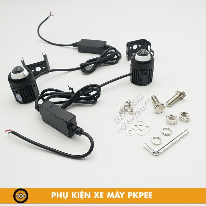 Trợ Sáng Bi Cầu Mini 2 Chế Độ Pha Trắng Cos Vàng