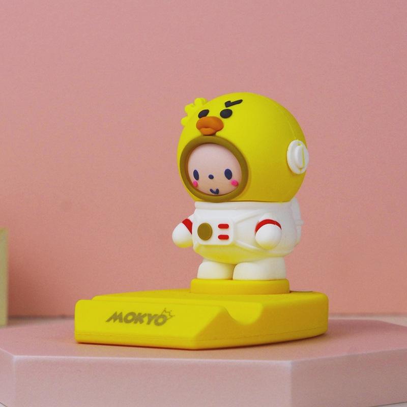 Giá Đỡ Điện Thoại/Máy Tính Bảng Để Bàn Họa Tiết Hoạt Hình Phi Hành Gia Dễ Thương