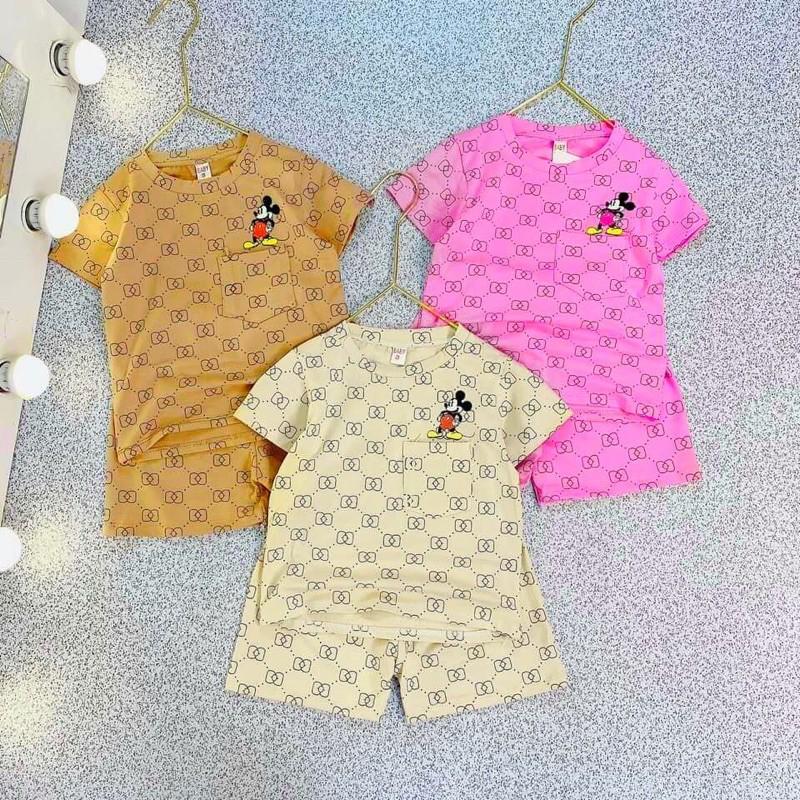 Bộ micky cotton 4 chiều cho bé trai/ bé gái.