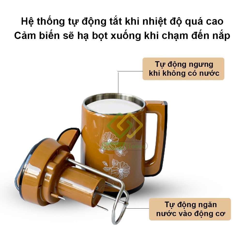 Máy làm sữa đậu nành, sữa hạt PE0221 dung tích 1.4L, công suất 800W