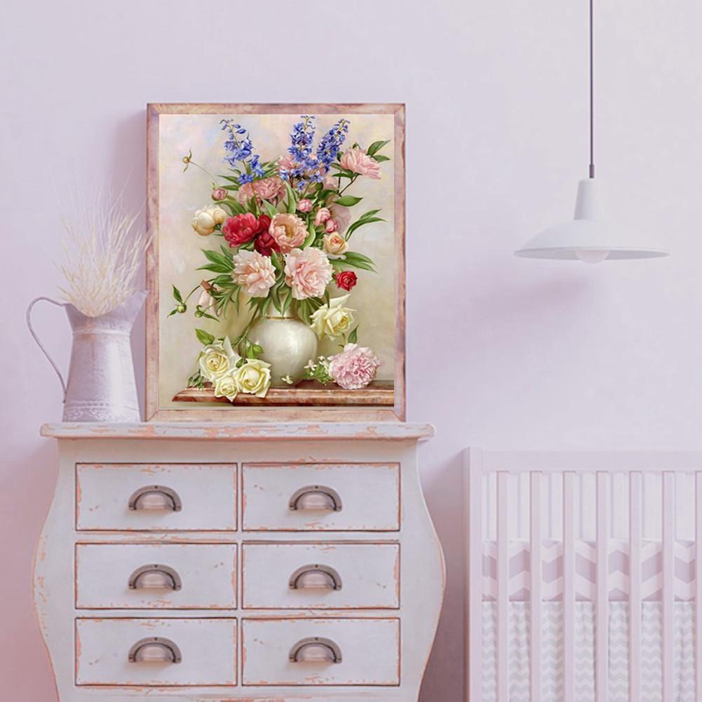 Bộ dụng cụ làm Tranh đính đá 5D tự làm 12 x 16 inch