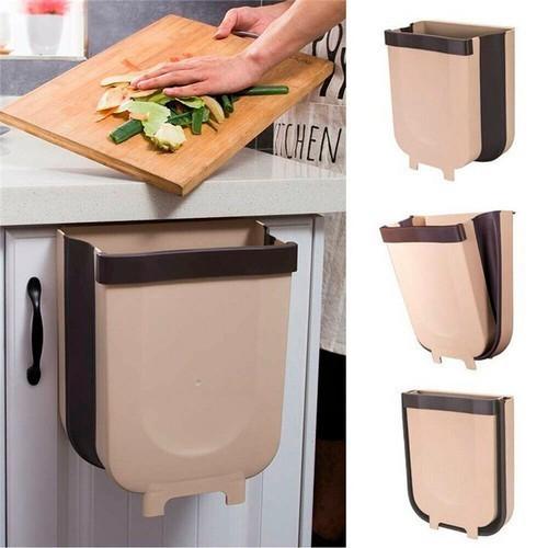 Thùng Rác Thông Minh Treo Cửa Bếp, Cửa Tủ Gấp Gọn 20x12x23cm