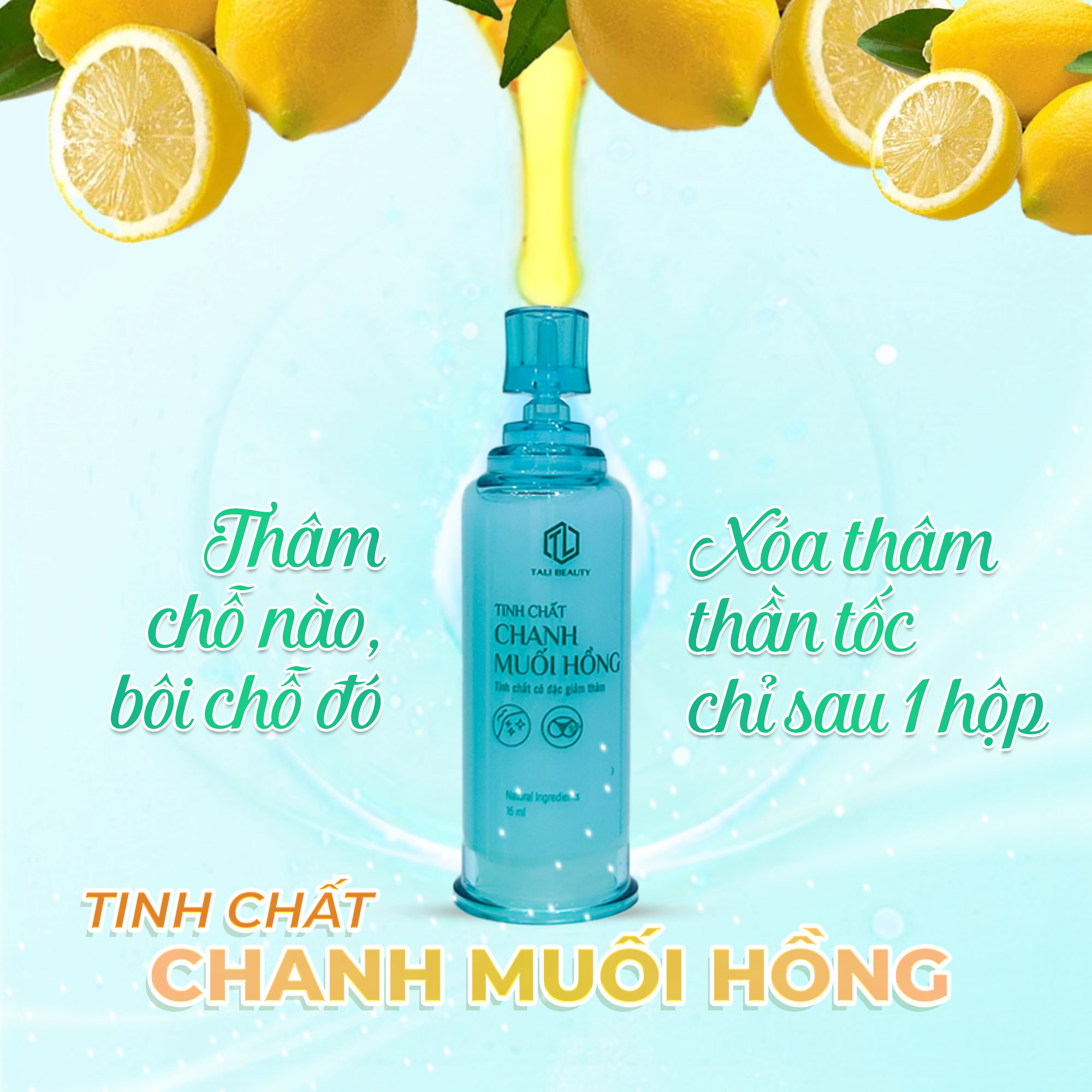 Tinh chất chanh muối hồng - giảm thâm nách, mông, bẹn