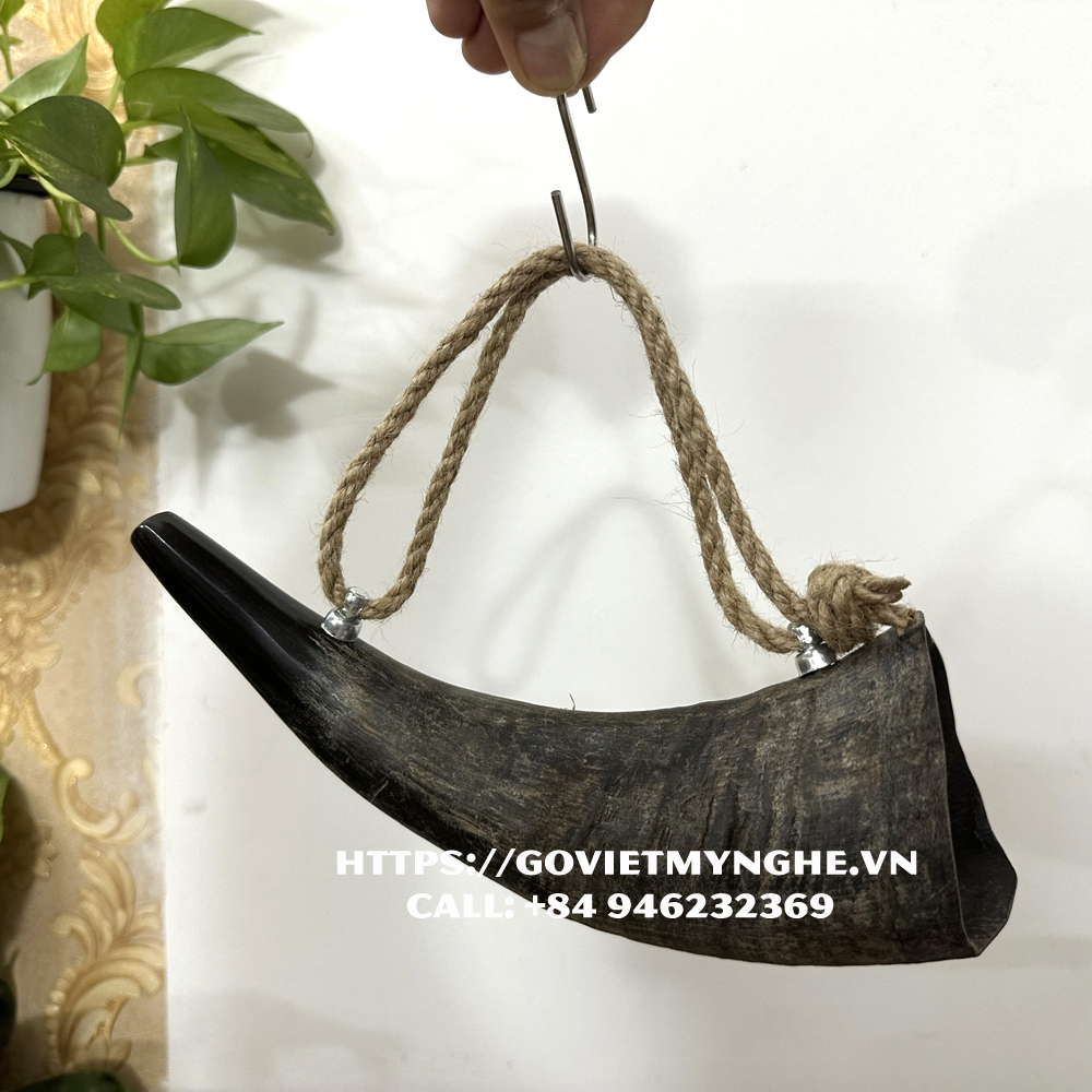 Kèn tù và sừng trâu - Dài 25cm - Loại sừng trâu thô