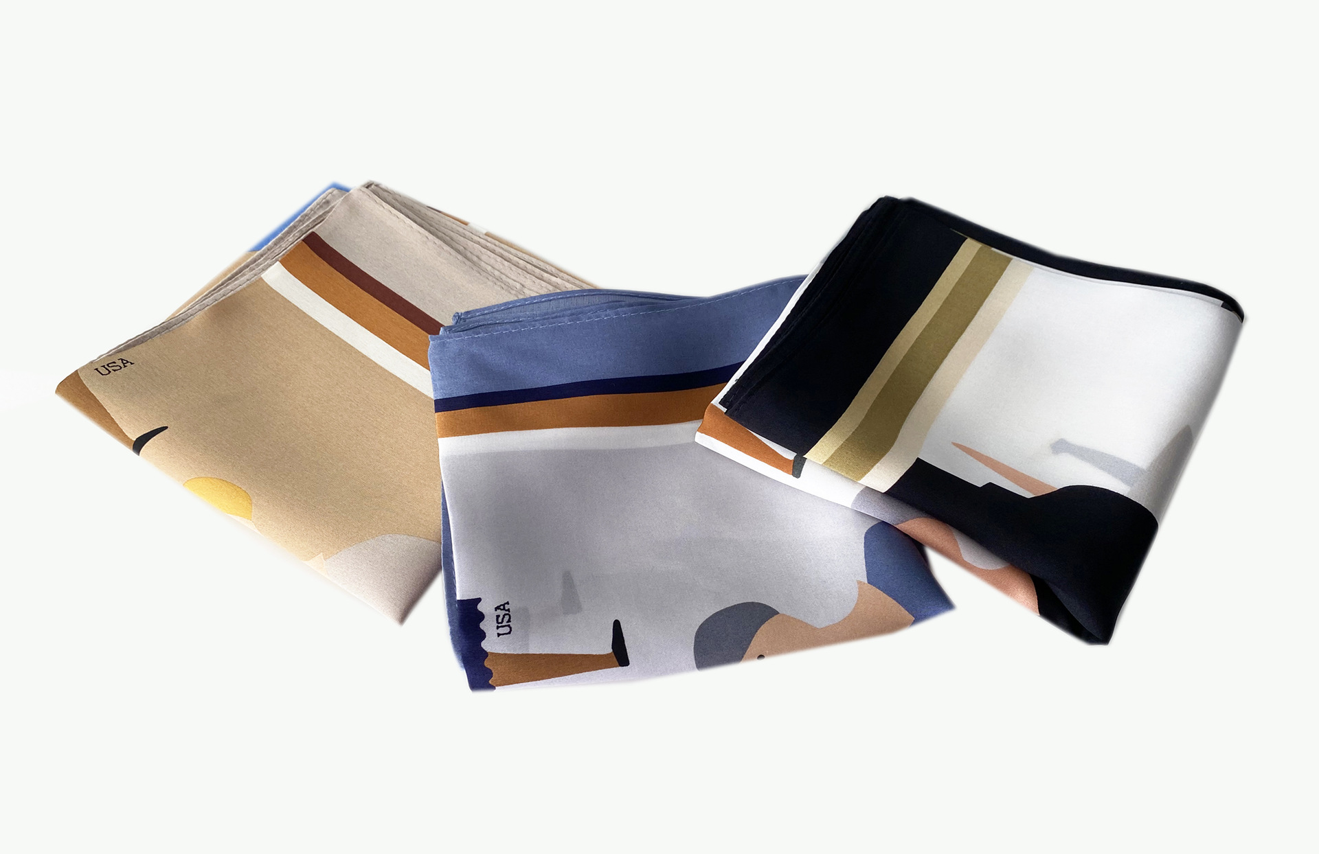 Khăn Lụa Vuông khăn cột túi xách , Buộc Cổ, Buộc Tóc 100% Lụa cao cấp 53x53cm K-407 K-408