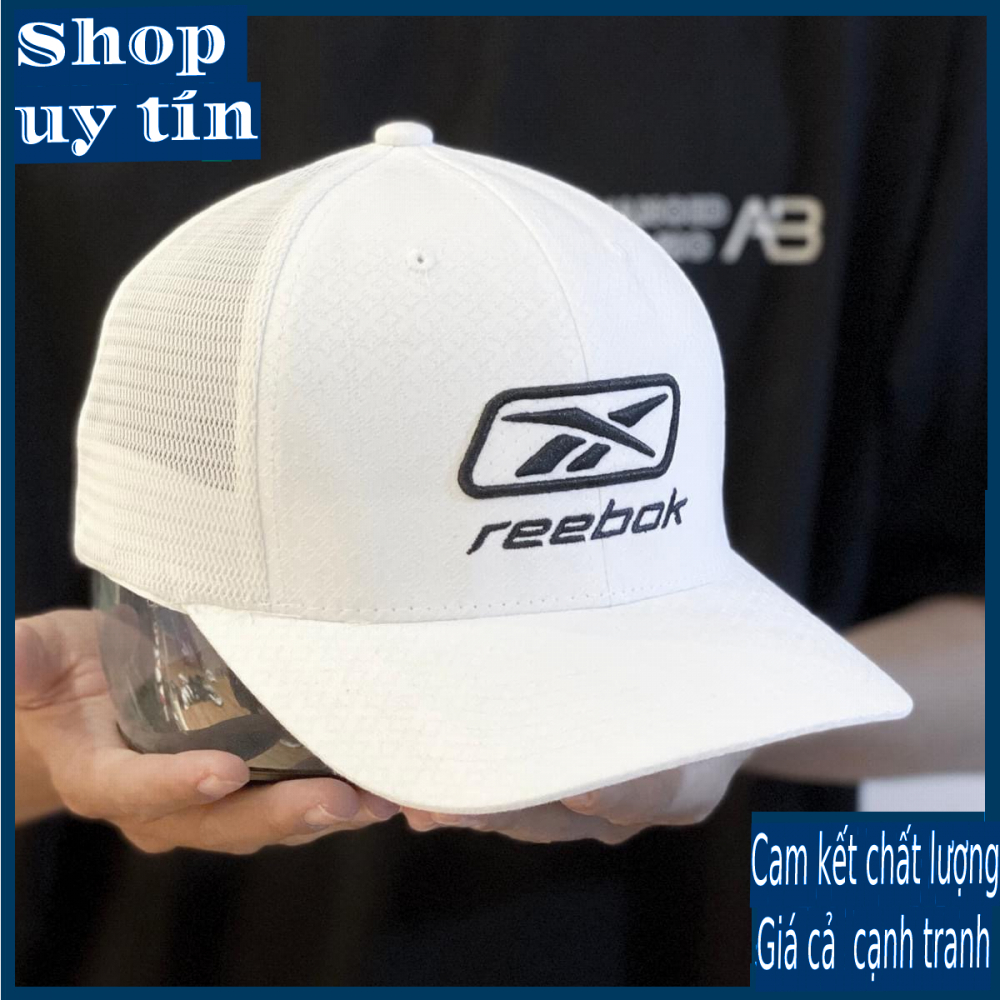 Freeship - MŨ/NÓN KẾT LƯỠI TRAI RE.BOK KIỂU DÁNG CƠ BẢN THỜI TRANG NAM NỮ CAO CẤP - màu trắng / màu đen