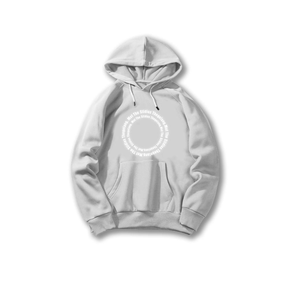 ÁO KHOÁC NỈ HOODIE PHẢN QUANG  VÒNG TRÒN CHỮ