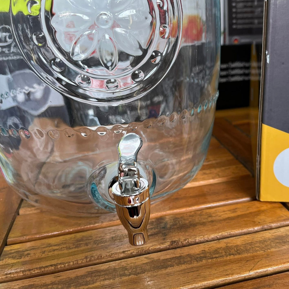 Bình ngâm thuỷ tinh có vòi rót Inox Aus Glas LBL1223 dung tích 8.5L chuẩn Đức