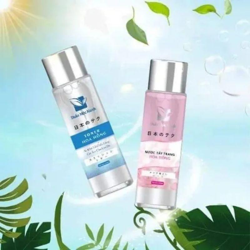 Nước Tẩy Trang Hoa Hồng Thảo Mộc Xanh 150ml - Tẩy Sạch Bụi Bẩn, Bã Nhờn