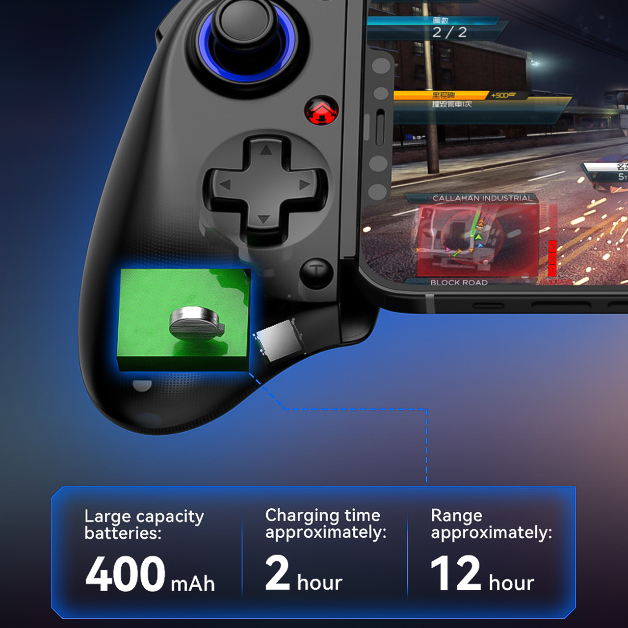Tay Cầm Chơi Game Vinetteam BSP-D11 / D11S Hỗ Trợ Đa Nền Tảng Điện Thoại ANDROID / IOS / PC / Switch / Máy tính bảng - hàng chính hãng