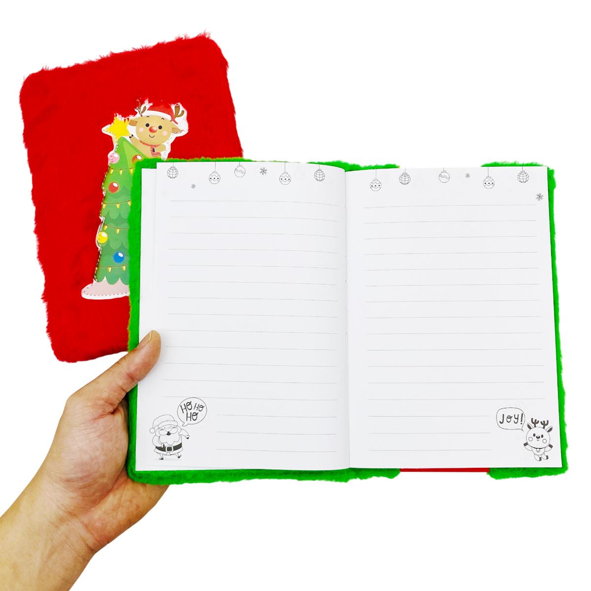 Sổ Tay Mini Giáng Sinh A5 - Kẻ Ngang - 80 Trang 90gsm - MP CH24024 - Màu Đỏ