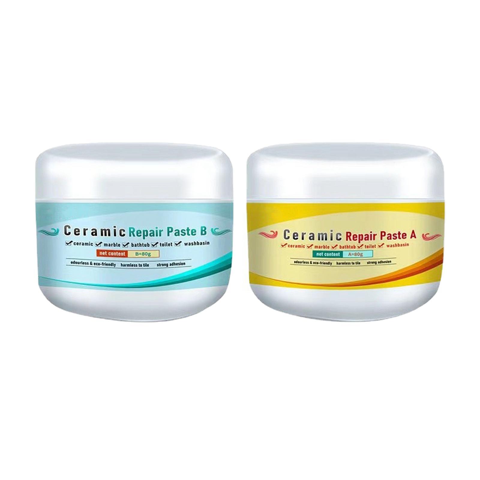 2x Ceramic Repair Paste Tile Gaps Filler Fix Hole Scratch Tile Repair Agent