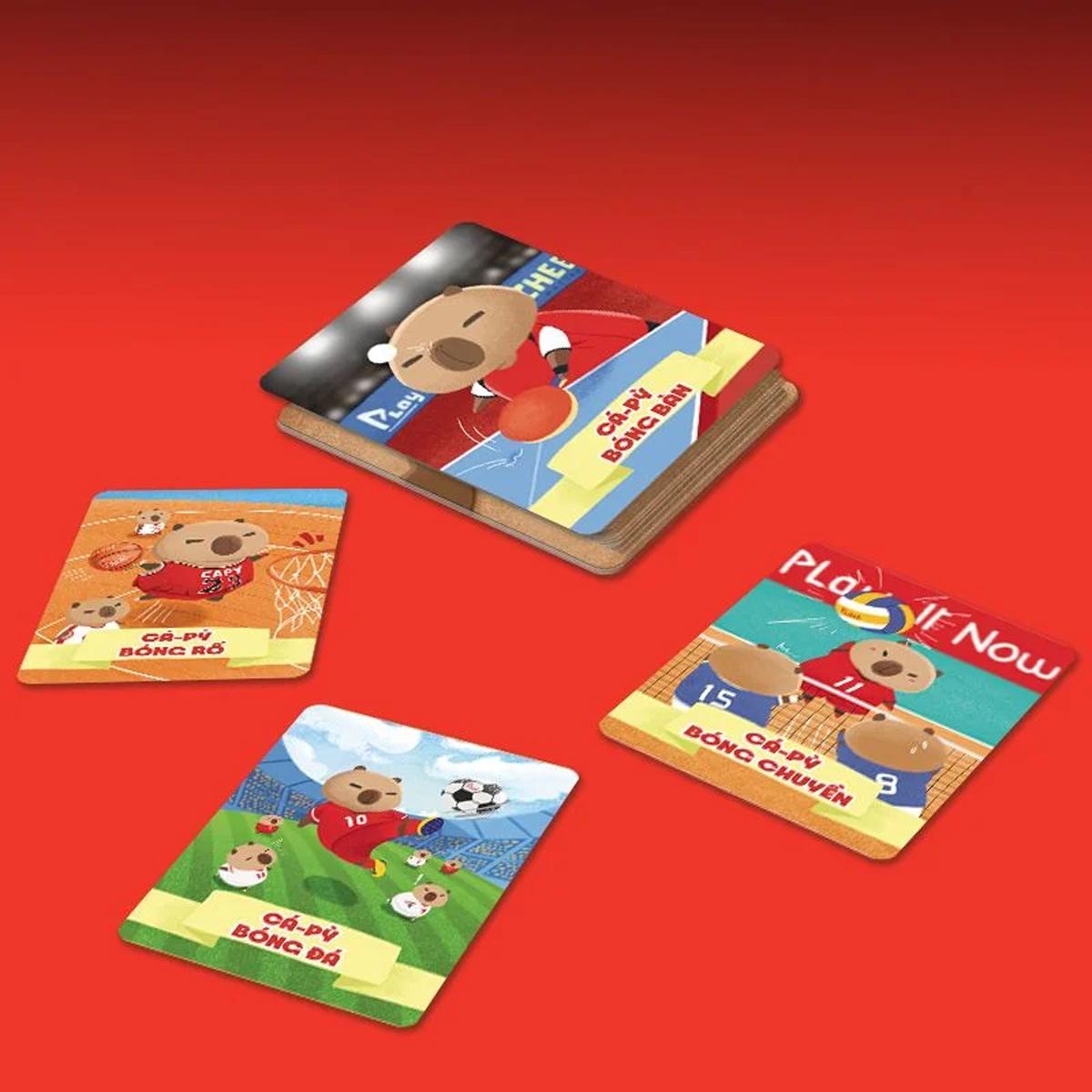 Boardgame Đại Hội Cá-Pỳ - Capybara Game