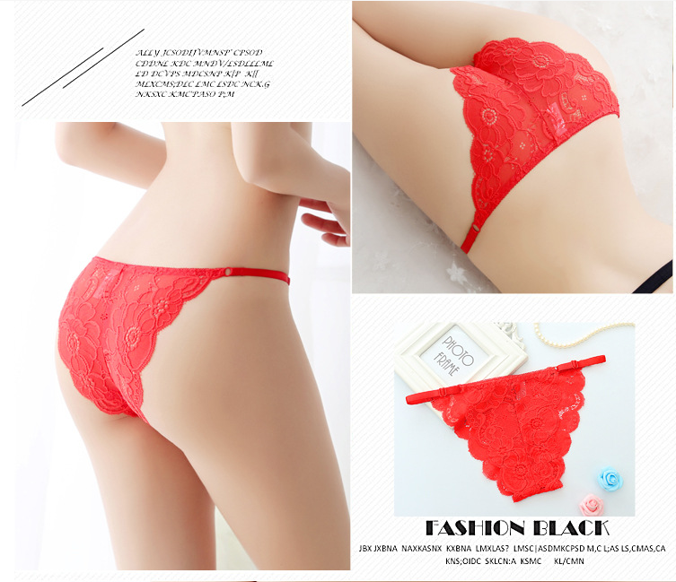 Combo 2 quần lót ren nữ sexy cạp thấp, dây hông mảnh đầy gợi cảm  LYEQ051