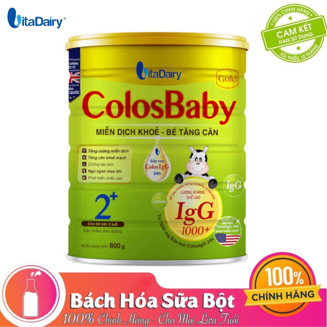 Sữa bột ColosBaby Gold 2+ /Lon 800g