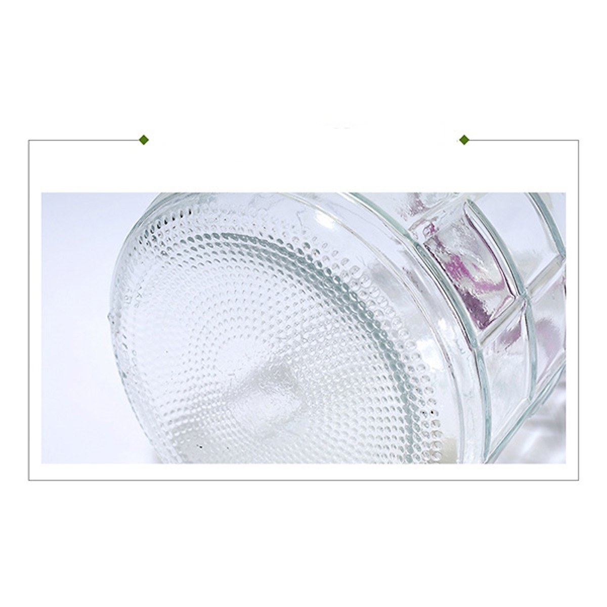 Bình ngâm rượu thủy tinh Nắp tím có van ngâm sâm, đinh lăng, táo mèo, nấm linh chi, hoa quả