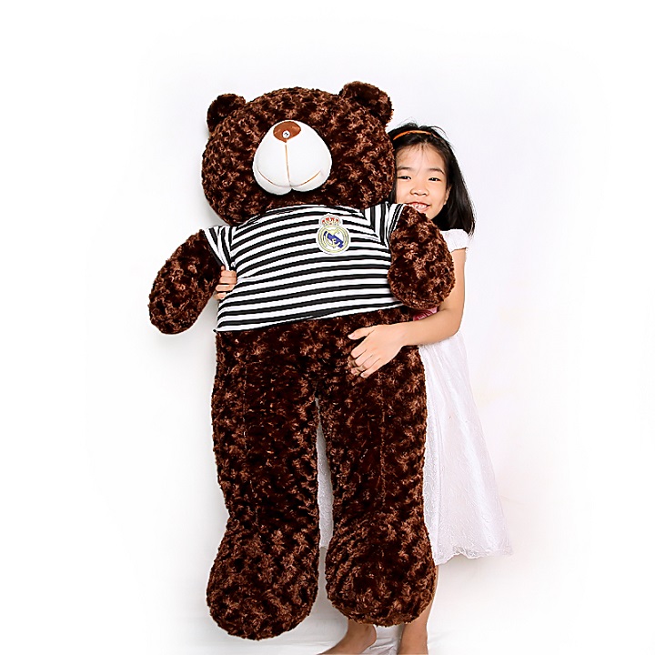 Gấu bông Teddy 1m2 đáng yêu gấu bông sóc nhí Tặng khẩu trang thời trang vải Su màu ngẫu nhiên