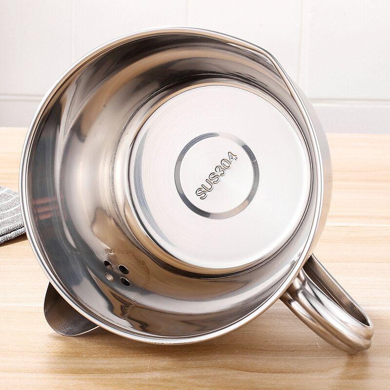 Ca Lọc Cặn Dầu Ăn Inox 304 Cao Cấp