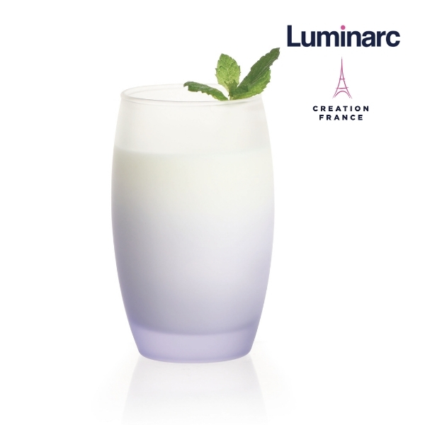 Bộ 2 Ly Thuỷ Tinh Cao Luminarc Salto Frost Purple 350ml - LUSAQ3172