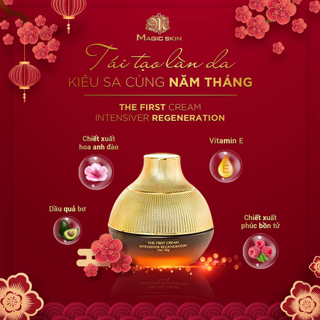 Kem Tái Sinh Đêm The First Cream Intensive Regeneration Magic Skin – Trẻ Hoá Làn Da Sau Một Nốt Nhạc