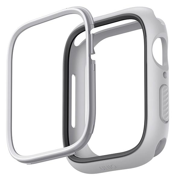 HÀNG CHÍNH HÃNG - Ốp dành cho Apple Watch UNIQ Modou Viền Thiết Kế Chắc Chắn Không Ố Vàng Chống Va Đập Dễ Dàng Tháo Lắp