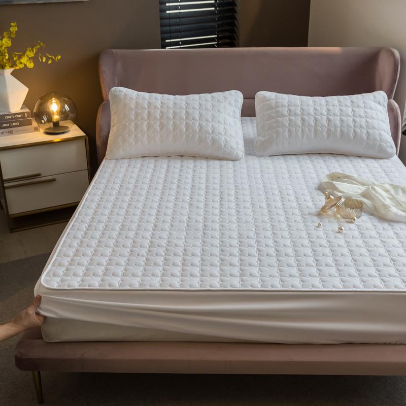 Chất Lượng Cao Mền Chần Gòn Bọc Nệm Màu Nệm Bao Da Bảo Vệ Chăn Ga Gối Đệm Mền Chần Gòn Tùy Chỉnh Kích Thước Miếng Lót Đệm