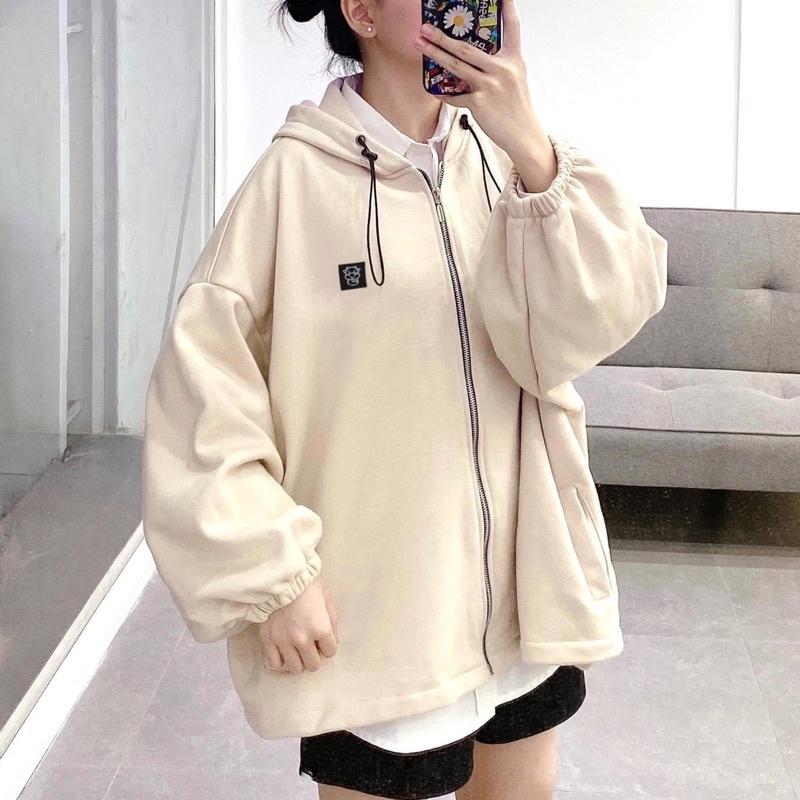 Áo Khoác Nỉ Form Rộng ICON CHÚ BÒ ulzzang unisex ( ảnh thật )