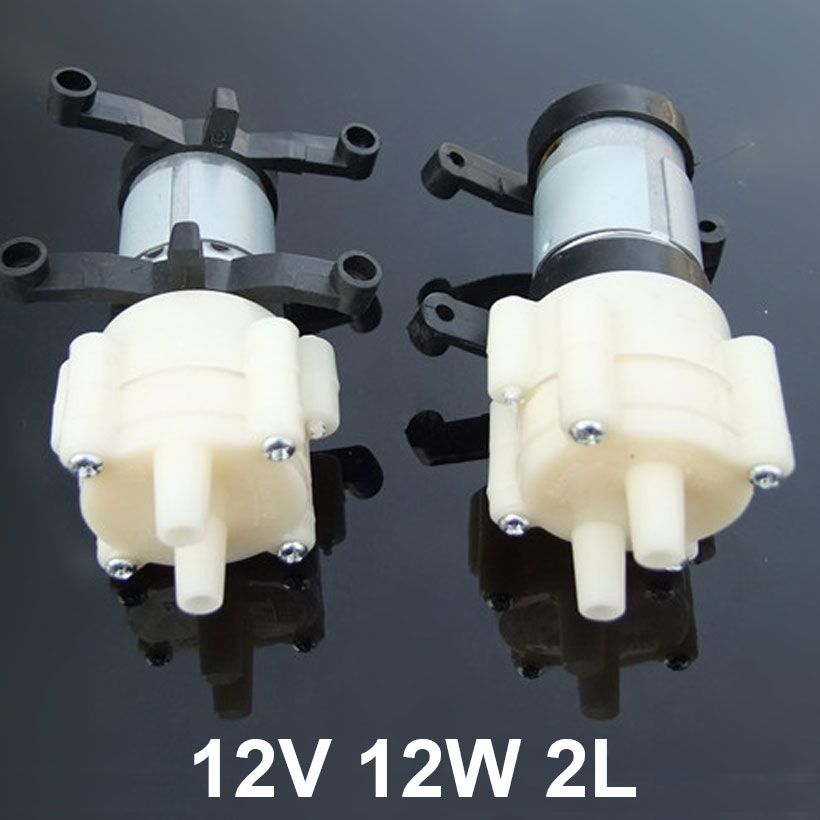 Máy bơm mini áp lực 12V 12W 2L kèm nguồn điện