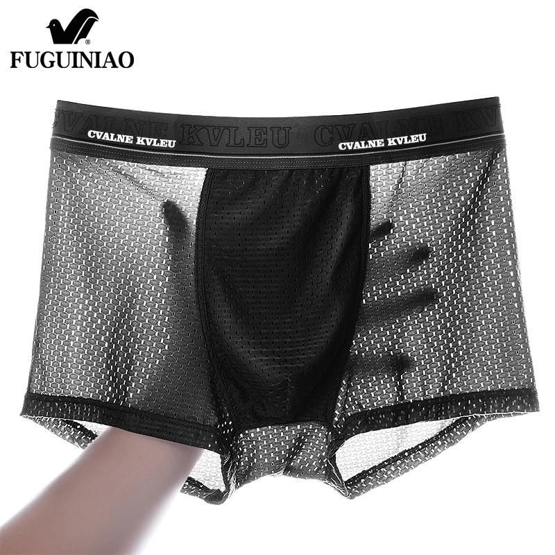 Combo 4 quần lót nam siêu thoáng mát, co dãn 4 chiều, quần lót lưới nam