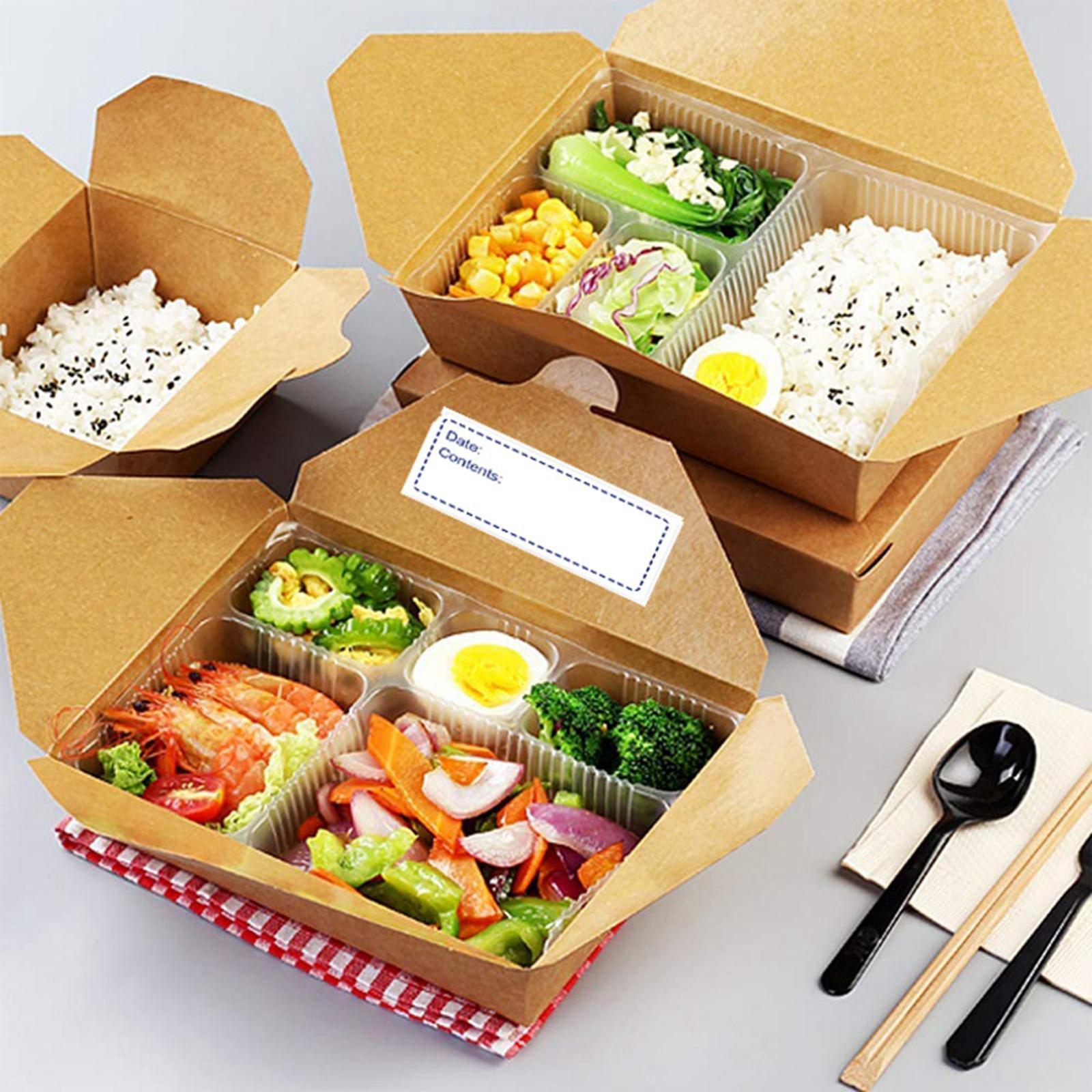 500x Food Storage Stickers Freezer Refrigerator for Restaurant Kitchen