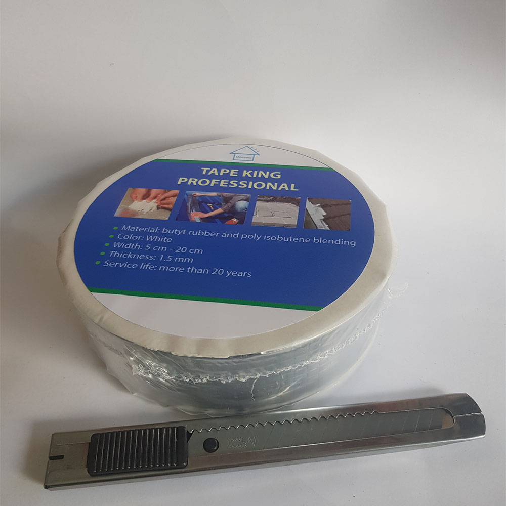 Băng keo chống thấm chống dột đa năng siêu dính Doconu 5cm x 5m. Có tặng kèm dao cắt băng keo
