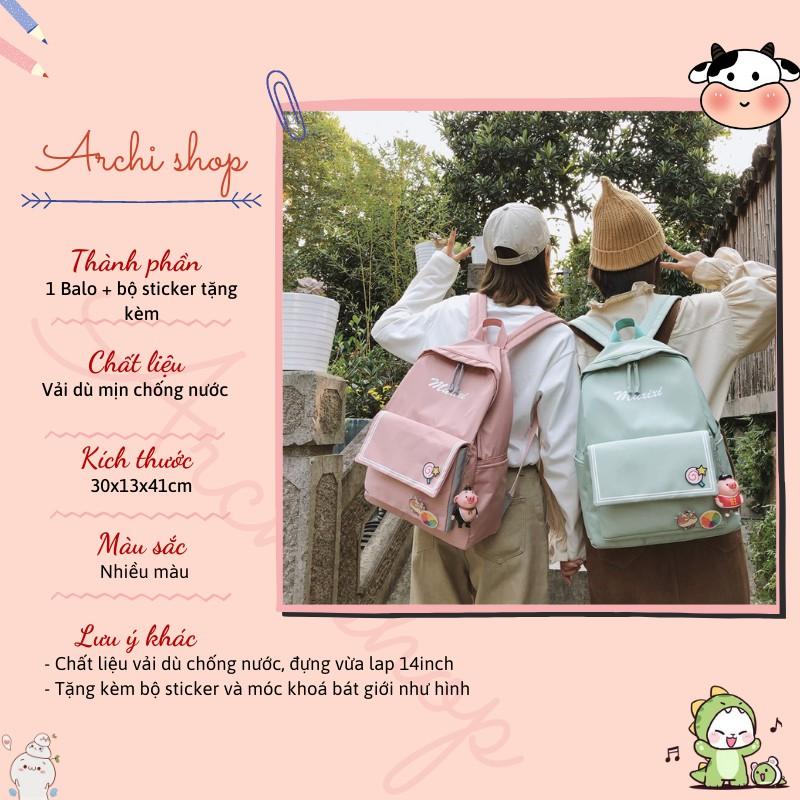 Balo ulzzang thời trang kẹo mút Muxixi