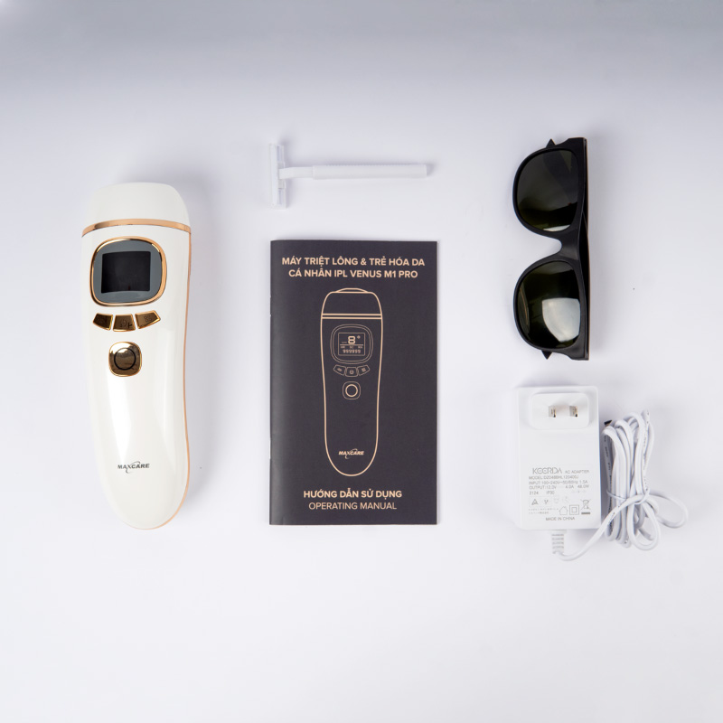 Máy triệt lông và trẻ hóa da cá nhân IPL Maxcare