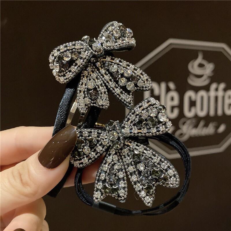 SÉT KẸP TÓC, BUỘC TÓC GẮN ĐÁ SIÊU SANG