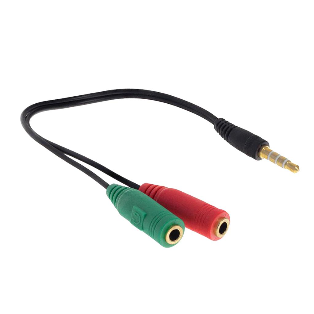 3.5mm  Adapter, Y Splitter Audio Cable, Microphone And Headphone