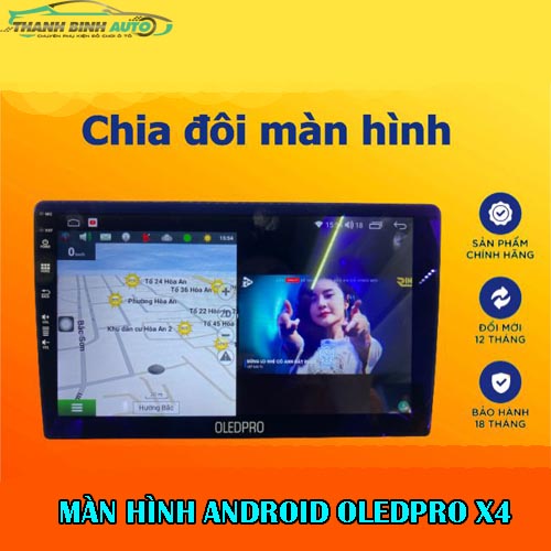 Màn Hình DVD Android Ô Tô 0LEDPR0 X4 ram 3gb/32gb chíp 8 nhân - Bh 18 tháng