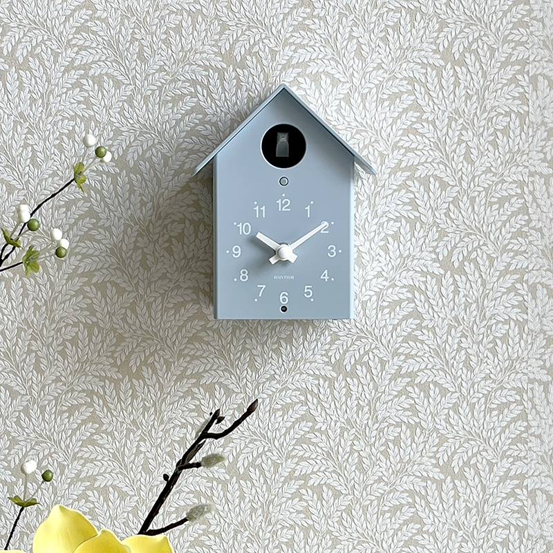Đồng hồ Cuckoo Rhythm 4RH797SR04, kích thước 18.5×14.6×10.7 cm/480g. Dùng Pin