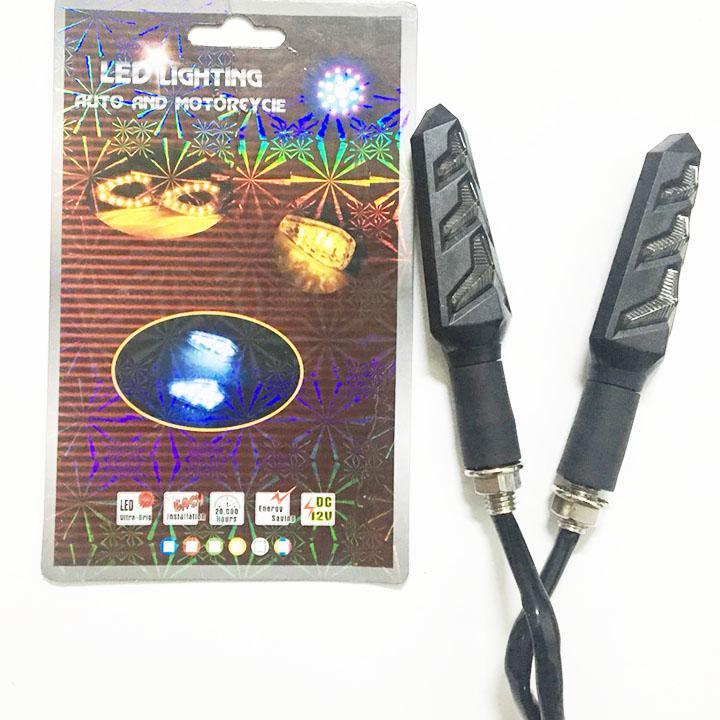 ĐÈN LED XI NHAN XE MÁY MÀU XANH DƯƠNG - DXND