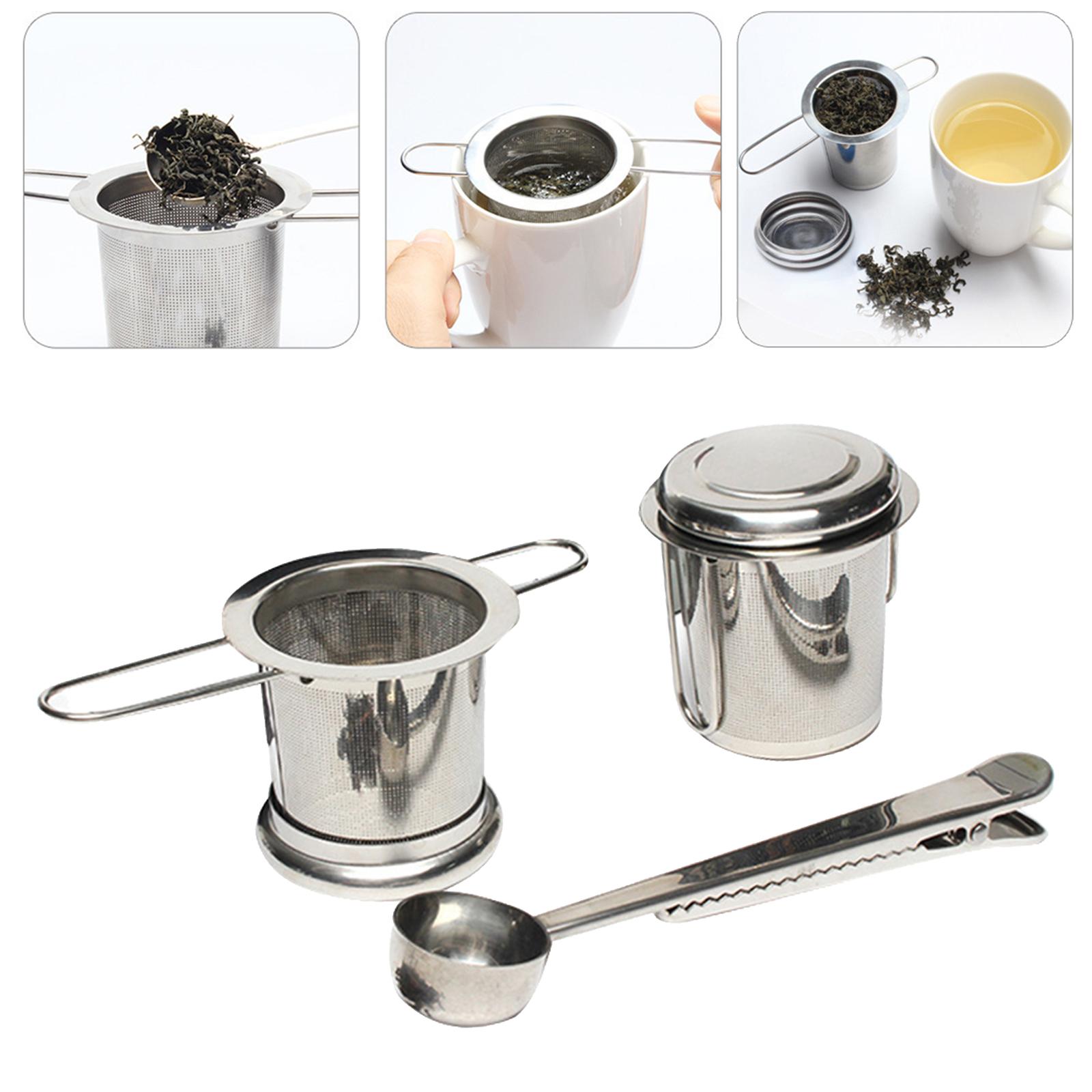 Tea Infuser Fine Mesh Strainer Stainless Steel Mesh Tea Infuser Loose Leaf Filter for Brewing Tea