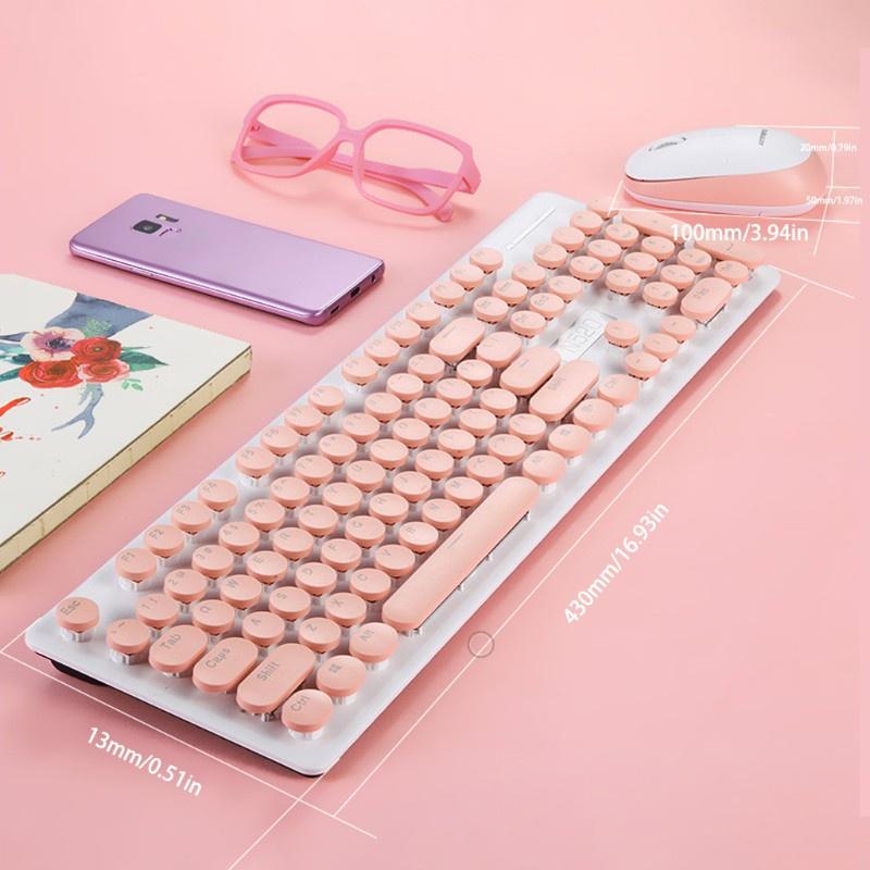 HSV Wireless Keyboard and Mouse Set Silent Desktop Computer Laptop Keypad Business Office Home Mute Mice Keyboard